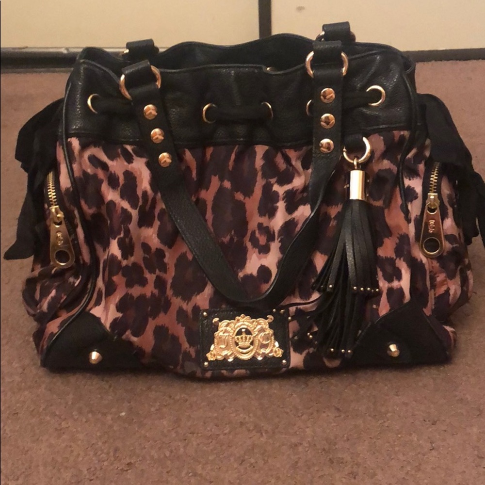 Juicy Couture Leopard Print Purse